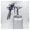 W-77 Automotive High-Atomization Pneumatic Paint Spray Gun Compact Dedicated Air Compressor with Spray Bottle