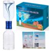 Waitahug Tornado Maker, Weather Toys, Ultra-Light Aluminum Connecting Tube, Including 2 Empty Bottles, Watertight Tornado Toy, Suitable for Kids' Science Experiments (Blue)