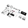 Walfront 1/12 Metal Aircraft Turbofan Engine Model Kit 300+ Pcs with 180 Planar Cutting and, for STEM Learning and Aviation Gift