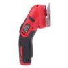 WALFRONT Cordless Electric Fabric Scissors 4V Rechargeable Cutter with Automatic Sharpening Safety Lock Switch for Fabrics Leather and Carpets