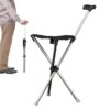 Walking Cane Seat, Foldable Cane Chair, Mobility Support Stool