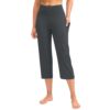 Walking High Waisted Cute Yoga Pants Women Stretchy Slim Fit Workout Capris