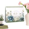 Wall Calendar July 2026-2027 - 25.5x20.5x7.7cm Double-Sided Spool Calendar
