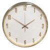 Wall Clock Home Watch Mounted Living Room Atmospheric Mute Quartz