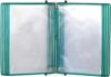 Wall Display Board System Wall Mounted Flip Book Display A4 Letter 10 Double Sided Panels Multicolor(Color)