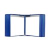 Wall Mounted A4 Flip File Display 40 Pocket Multicolor 13x9x7in(Blue)