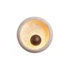 Wall Sconce Modern Minimalist Natural Stone Wood Light LED Warm Hardwired Indoor Decorative Lamp Ambient Lighting for Bedroom Living Room Hallway Entryway Café Mounted T-155