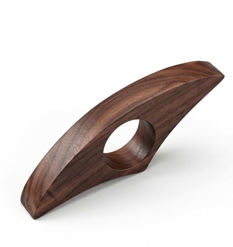 Walnut Thumb Book Page Holder, One Hand Wooden Reading Page Turner for Book Lovers, Smooth Finish Small Brown Accessories, Gift for Readers