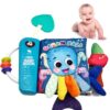 WANSAIS Baby Books Toys, Ocean Pals Touch and Feel Music Cloth Book for Infant Baby 6-12-18 Months, Early Learning Education Shower Easter Gifts for Boys Girls (Ocean Pals)