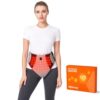 Warmzy Pad Cordless Heating Pad for Back & Abdomen, Rechargeable Portable Heating Belt with 3 Heat Levels, Adjustable USB-C Fast Charging, Wearable Electric Heating Wrap for Home, Office & Travel