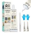 Washable Fabric Adhesive for Clothes & Patches, Permanent Fabric Glue 60ml