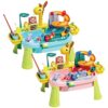 Water Activity Table Giraffe Faucet Educational Fishing Toy
