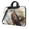 Watercolor of Hawk Laptop Case 14 inch Laptop Sleeve Computer Bag Messenger Shoulder Bag Computer Case Carrying Cover