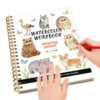 Watercolor Painting Book - Cute Animal Sketchbook | Beginner Art Guide