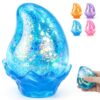 Water Drop Squishy Fidget Toys, Slow Rise Ice Squishy Stress Balls Relief Toy, Squeeze Squishies Toys for Anxiety Relief, Sensory Squeeze Ball for Kids Adults, Office Classroom Party Favors