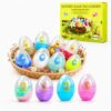 WATERELF 12Pc Eggs Slime Kit for Kids, Fidget Sensory Artistic Therapy Putty Toys for Boys Girls Adults, Stress Relief Non-Sticky, KS001#