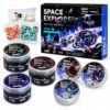 WATERELF 6Pc Galaxy Slime Putty Kit for Kids, Fidget Sensory Artistic Therapy Putty Toys for Boys Girls Adults, Stress Relief Non-Sticky, KS002#