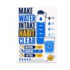 Water Intake Habit Tracker Poster - Make Water Intake Habit Clear - 13x19