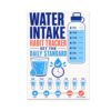 Water Intake Habit Tracker Poster - Wellness Wall Art - 13x19