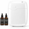 Waterless Essential Oil Diffuser 2 x 15mL Hotel Scent Oil, Whole-Home Scent, Cold Air Diffuser Up to 3000sq.ft for Large Home Office Hotel, Adjustable Intensity & Time, App+Panel Control, Wall Amount