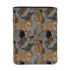 Waterproof Book Sleeve with Zipper for Hardcover Paperback, Front Pocket Cheetah Leopard Zebra Print Abstract