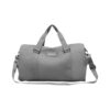 Waterproof Travel Bag Weekend Overnight Carry on Bags for Women Girls Gym Sports Bags Gift Bags Shoulder, Gray