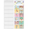 Watersay 2 Pack Pocket Chart for Classroom 29.5 x 10 in 12+1 Pockets Hanging Wall File Organizer for Cards, Pictures, Class Management Educational Behavior Chart, Teacher Office (White)