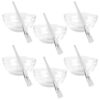 WATIIFUFU 12pcs Facial Mask Mixing Bowl Set with Mud Mask Brush Easy to Carry for Home Spa and Skincare Application