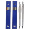 WATIIFUFU 3.0mm Stainless Steel Mechanical Pencil Set for Engineering Drawing and Office Use, Refillable with Stable Writing Performance, for Architects and Students