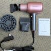 Wavytalk Hair Dryer with Diffuser, Blown Away Ionic Hair Dryer for Curly Hair with Comb, Rose Gold