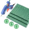 Wax Seal Kits, 60pcs Wax Seal Sticks, Pine Green Sealing Wax Sticks, HOSEALING Glue Gun and Wax Seal Sticks Set for Wax Seal Stamp, Wedding Invitations (Glue Gun and Pine Green Sticks Kit)