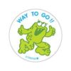 Way to Go!/ Spearmint Scent Retro Scratch 'n Sniff Stinky Stickers by Trend; 24 Seals/Pack - Authentic 1980s Designs!