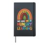 We Are Hungry For Learning Hardcover Journal, Black