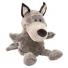 Wedhapy Farm Animal Hand Puppets Wolf Open Mouth Hand Puppets Animal Plush Toys for Imaginative Pretend Play Stocking