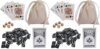 WE Games Double 6 Dominoes Combo Set - 12-in-1 Travel Games for Families and Adults - Dice & Poker Games (Pack of 2)