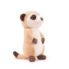 WEIGEDU Meerkat Stuffed Animals Plush Toy, 9.8 Inch, Tan and Brown