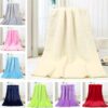 Weighted Blanket 45X65Cm Fashion Solid Soft Throw Kids Blanket Warm Coral Plaid Blankets Flannel Home Sky Blue