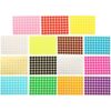 WEKAMOS Colorful Dot Labels Stickers 30 Sheets Self-Adhesive Round Paper Stickers Removable Without Residue Random Color for Bookmarks and Classroom Organization