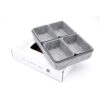 Welaxy 7pc Felt Desk Drawer Organizers Trays Gray Office Home Storage Bins