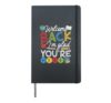 Welcome Back to School 2026 Teacher Math Physics History Hardcover Journal, Black