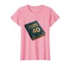 Welcome to Chapter 40 Milestone Design T-Shirt, Women, Pink, 3X-Large