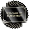 Welcome to Elm Street Labels of Home Library Decor Vinyl Number
