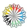 Westcott 8 Inch All Purpose Scissors, 15-Pack, Stainless Steel Blades, Soft Handles, Assorted Colors, for Home, Office, Classroom