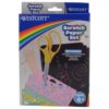Westcott Kids Scratch Paper Set with 60 Cards - Back to School Learning Crafts for Preschool and Kindergarten - Arts & Crafts Activity, Art Supplies, DIY, Gift, Travel, Toy, Ages 4+