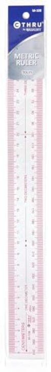Westcott Metric Ruler, 30cm, Transparent (M-108)