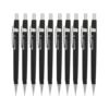 Westcott TRILINE E-733908 00 Mechanical Pencil 0.5 mm HB Black (Set of 10) | Lead Pencil, Metal Lead Guide, Ergonomic Soft Touch | Elegant Triangular Grip Zone |