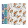 WETLOTE Composition Notebooks Soft Cover 8 Packs A4, College Ruled Lined Paper, 8.3×11.7 Inches, 96 Pages/48 Sheets Bulk Journal for School, Work, Travel, Office, Business Journaling Writing (Flower and Bird)