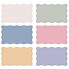 Whaline 120Pcs Scalloped Index Cards, Neutral Color, 3 x 5 Inch