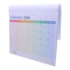 WHAMVOX Magnetic Refrigerator Calendar 2026-2027 for Kitchen and Home Use, 18-month Paper Planner with Fade-resistant Surface and Large Writing Spaces, Monthly Fridge Organizer for Ages