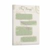 What Is Play Therapy Child Mental Health Educational Poster Canvas Painting Wall Art 12x16 inch